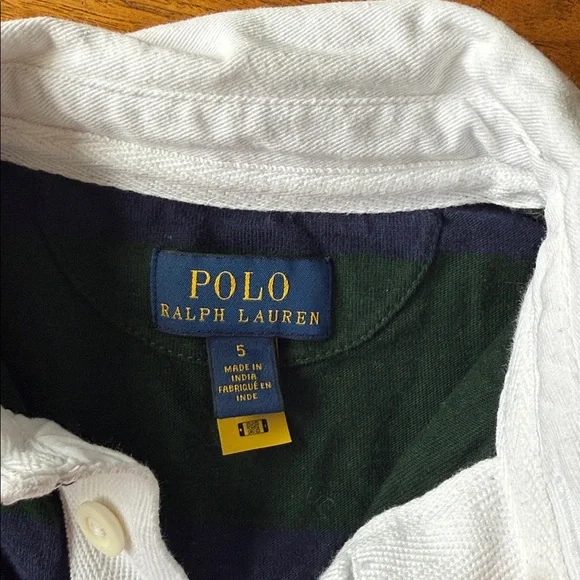 Bundle of 2 Ralph Lauren boys long sleeve shirts size 5 - Picture 2 of 5